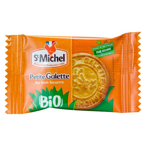 Galletas pequeñas elaboradas con buena mantequilla orgánica St Michel - Caja de 400