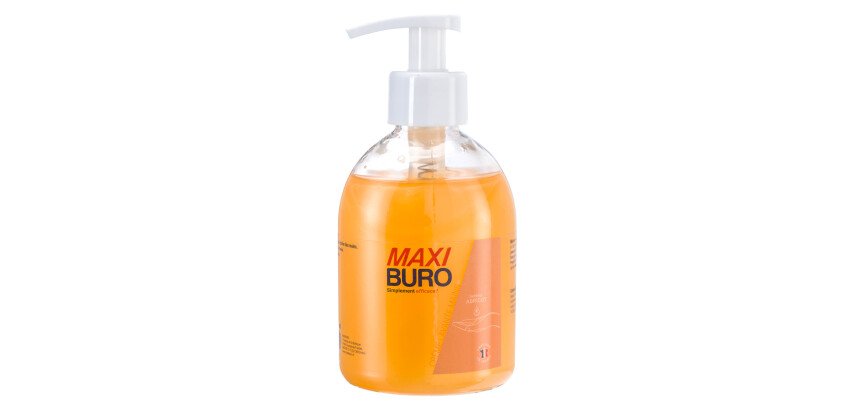 Crème lavante mains - parfum abricot - flacon de 300 ml- Maxiburo