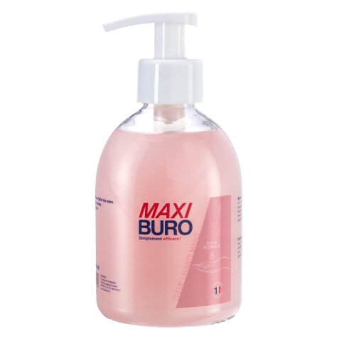 Crème lavante mains - parfum floral - flacon de 300 ml- Maxiburo