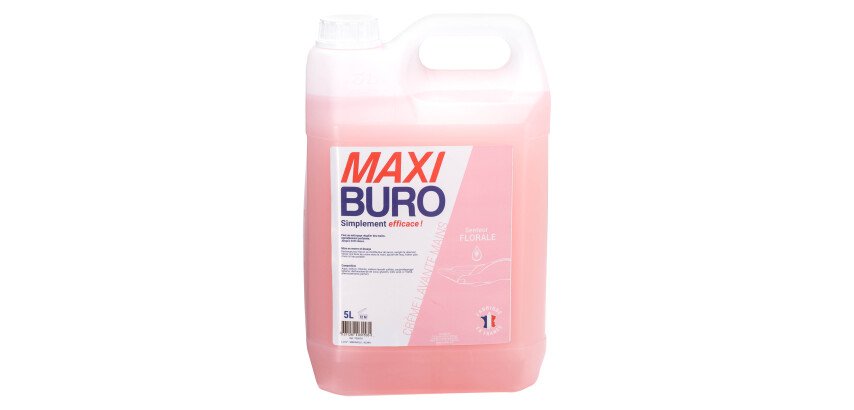 Crème lavante mains - parfum floral - bidon de 5 L- Maxiburo