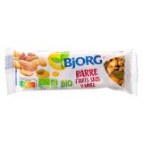 Barre fruits secs et miel sans gluten Bio Bjorg - 25 g