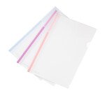 Dossier uñero A4 polipropileno 180 micras bicolor blanco-pastel  Tarifold - Paquete de 12