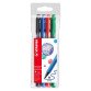 Felt-tipped pen Stabilo Pointmax medium writing - sleeve with 4 classic colors