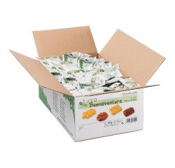Assortment biscuits Puro individually wrapped - box with 125 bags 