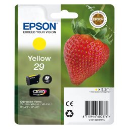 Epson 29 cartuchos originales Colores separados cian, magenta, amarillo (180 páginas) 