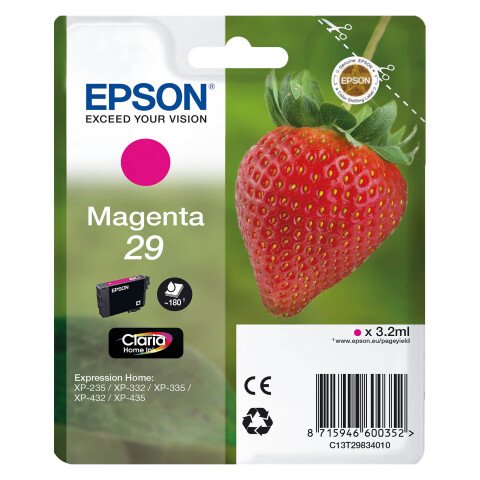 Epson 29 cartucho original Magenta (180 páginas)