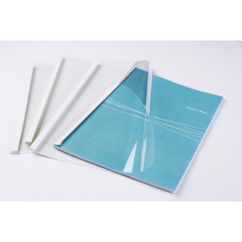 Cover for thermo-sealing back 1,5 mm cardboard 70 g Fellowes - box of 20