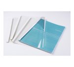 Couverture dos cartonné blanc pour thermosoudure 70 g - dos 15 mm - boîte de 20