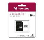 Tarjeta de memoria 128 Gb Transcend Micro SD Class 10 