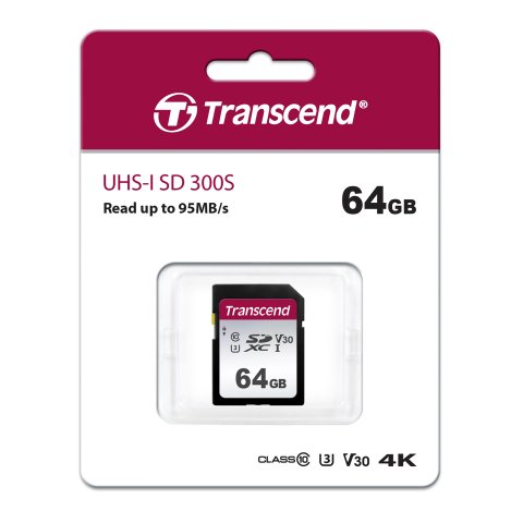 Tarjeta de memoria 64 Gb Transcend SD Class 10