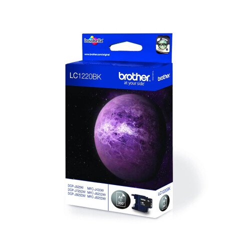 Brother LC1220BK Cartucho original negro (300 páginas)