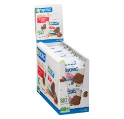 Reiskekse mit schwarzer Schokolade glutenfrei Bio Bjorg - Taschenformat 22,5 g