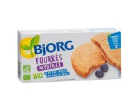 Biscuits à l'avoine fourrés aux myrtilles Bjorg - Paquet de 175 g