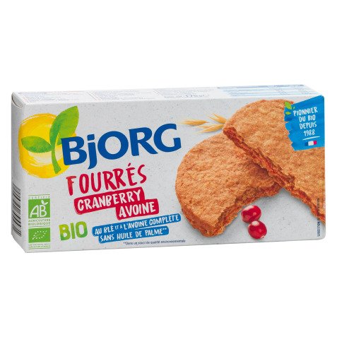 Fourrés cranberries Bio Bjorg - Paquet de 175 g