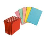 Pack 50 dossiers suspendus pour tiroirs kraft Ultimate Elba fond 15 mm orange + 50 chemises Index offertes
