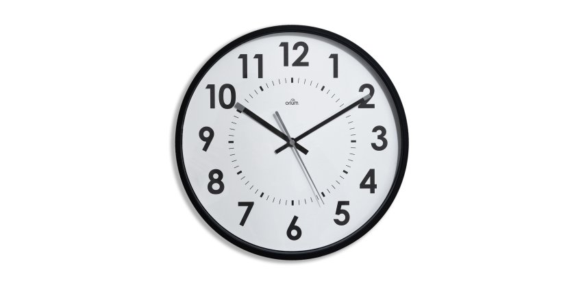 Wall clock colored D 30 cm - quartz