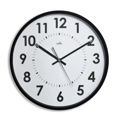 Reloj de pared Negro Ø 30 cm - Cuarzo