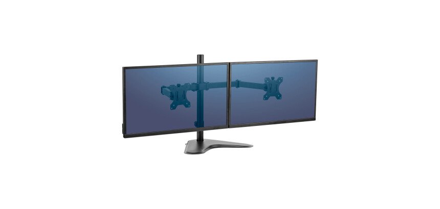 Brazo 2 monitores con Peana Professional Fellowes 