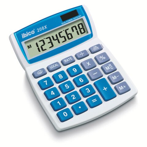 Calculadora 8 dígitos Ibico 208X