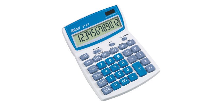 Calculadora 12 dígitos Ibico 212X