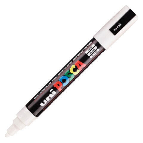 Rotulador Posca PC5M punta media blanco
