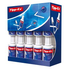 Pack 15 + 5 vloeibare correctors wit Tipp-Ex Rapid - fles van 20 ml