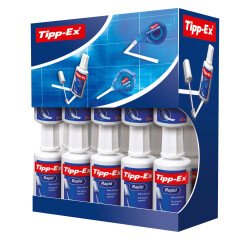 Pack 15 + 5 vloeibare correctors wit Tipp-Ex Rapid - fles van 20 ml