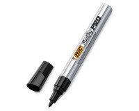 Permanent marker Bic Marketing Pro black conical point 1,1 mm - metallic body