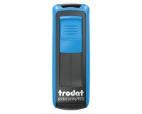 Tampon texte personnalisable Pocket printy 9512 bleu