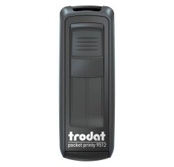 Tampon texte personnalisable Pocket printy 9512