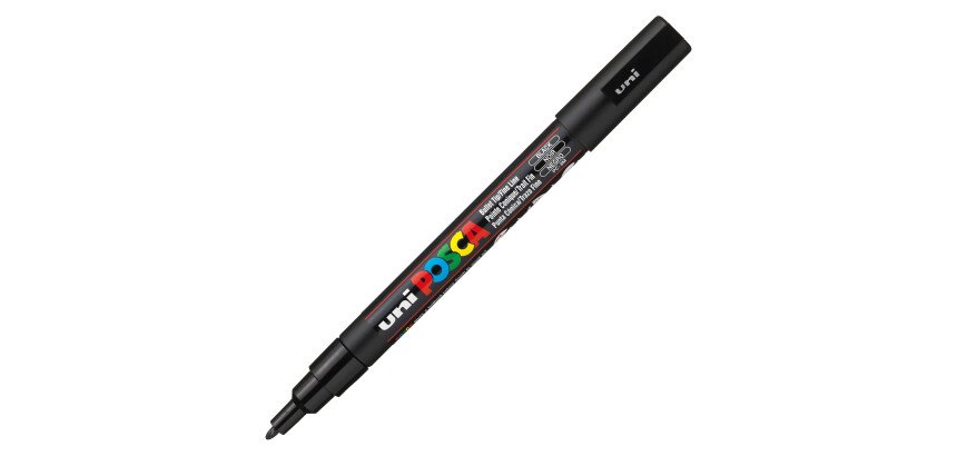 Marqueur Posca PC3M pointe moyenne de 0,9 à 1,3 mm