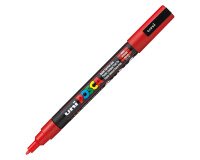 Marqueur Posca PC3M pointe moyenne 0,9 à 1,3 mm - rouge
