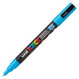 Marqueur Posca PC3M pointe moyenne 0,9 à 1,3 mm - bleu clair