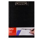 Portablocs con tapa y pinza A4 Apli