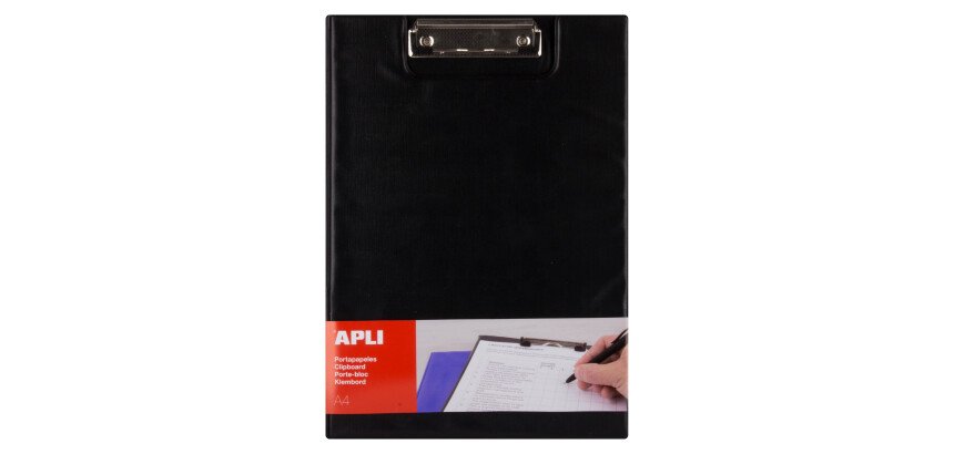 Portablocs con tapa y pinza A4 Apli