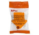 Notas adhesivas forma de flecha Apli 70 x 70 mm