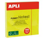 Notas adhesivas flúor Apli 75 x 75 mm