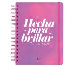 Agenda escolar La Vecina Rubia Hecha para brillar 2019-2020 Tantanfan