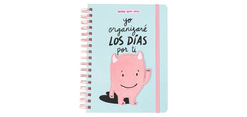 Agenda escolar Lyona Yo organizaré los días por ti 2019-2020 Tantanfan