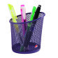 Metal pencil holder Alba Mesh colour