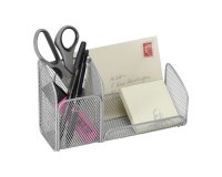 Organizador de escritorio de 3 compartimentos MESHTRI - Metal