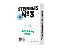 Papel blanco A4 80 g reciclado Steinbeis nº3 Pure White - paquete de 500 hojas