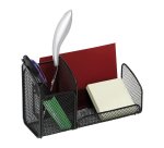 Organiseur de bureau MESHTRI 3 compartiments - métal