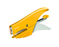 Agrafeuse pince Leitz Wow 5531 - agrafes 10 - capacité de 10 feuilles - jaune