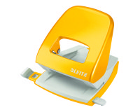 Perforateur de bureau 2 trous Leitz Wow - capacité 30 feuilles - jaune