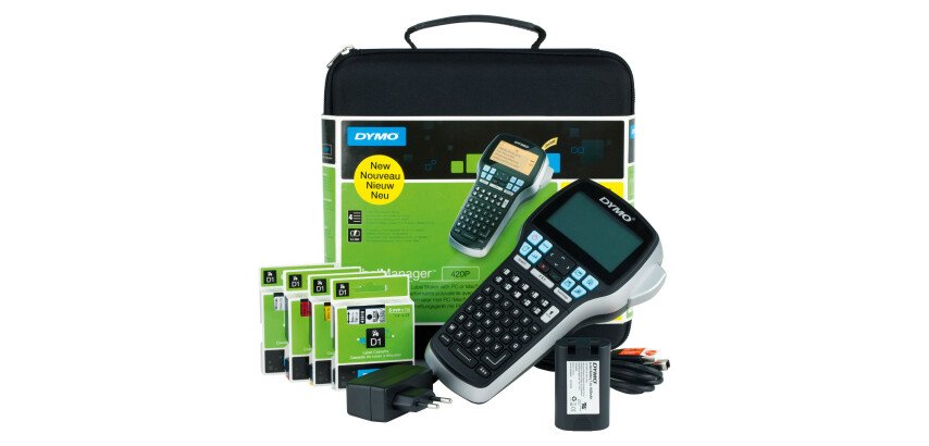Etiqueteuse portable Dymo Label Manager 420 P - Kit avec mallette et rubans