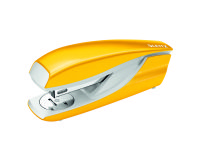 Agrafeuse Leitz Wow métal - agrafes 26/6 et 24/6 - capacité 30 feuilles jaune