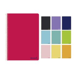 Cuaderno tapa flexible A5+ cuadrícula 5x5 Smart Liderpapel - 80 páginas