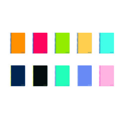 Cuaderno tapa flexible A5+ cuadrícula 4x4 Smart Liderpapel - 80 páginas