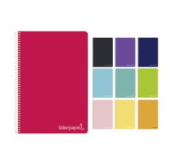 Cuaderno tapa rígida folio cuadrícula 4x4 Witty Liderpapel - 80 páginas